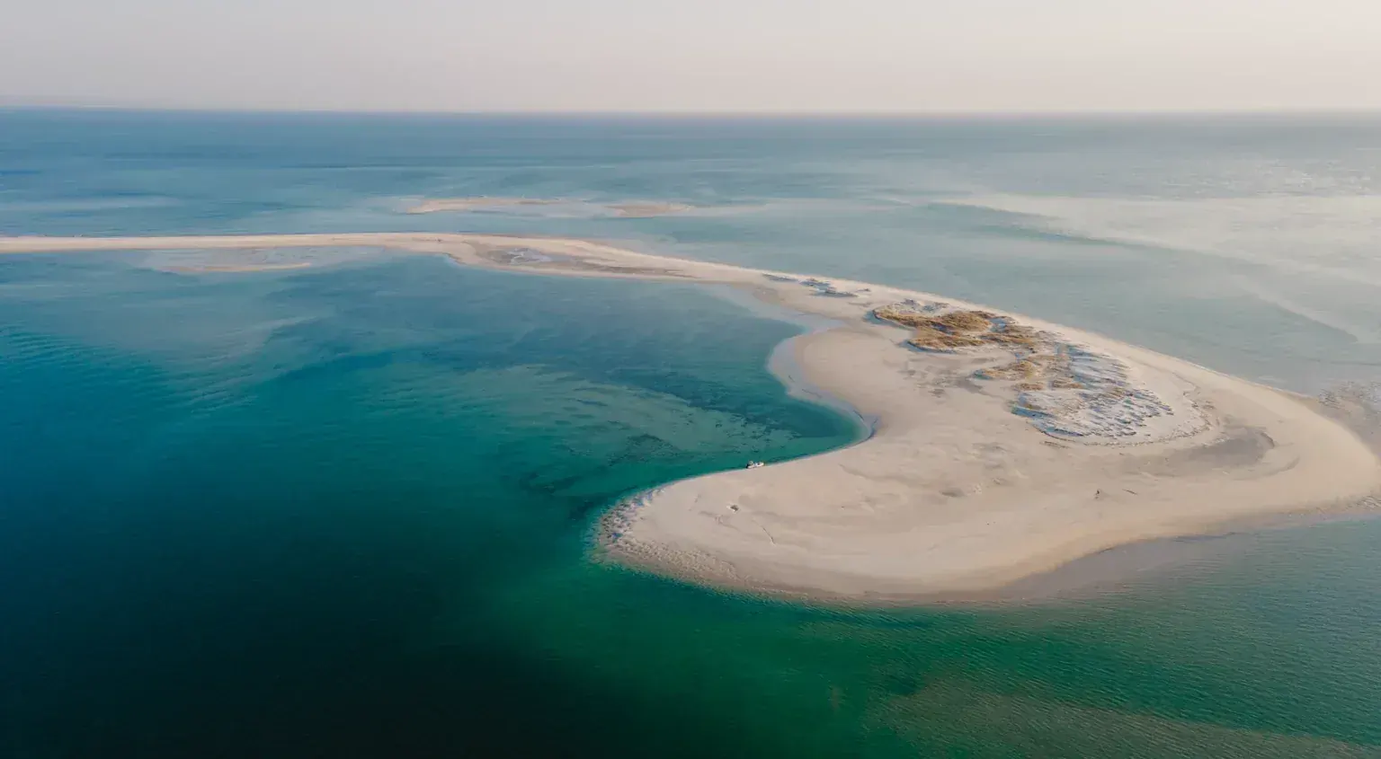 The Tróia sandbank from above, Comporta